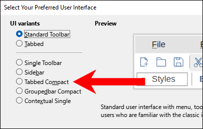 libreoffice-change-user-interface-tabbed-compact