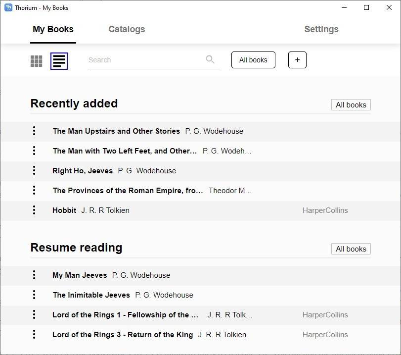 thorium-reader-list-view