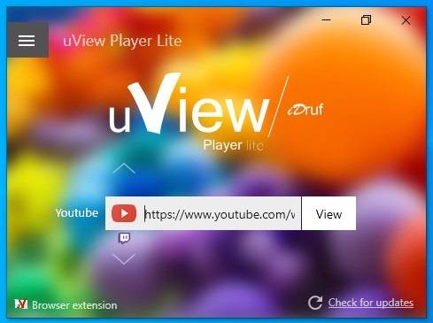 uview-player-lite-is-a-freeware-picture-in-picture-video-player-that-supports-many-streaming-services