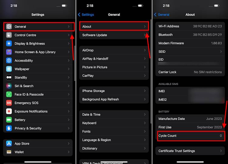 how-to-check-battery-cycle-count-in-iphone-15