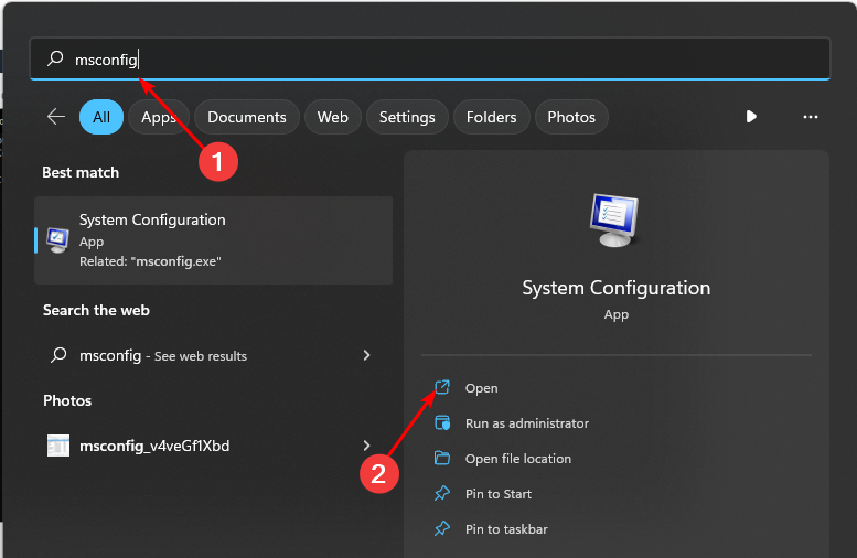 open-system-configuration